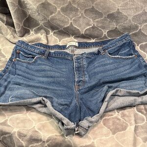 Abercrombie & Fitch Classic Blue Jean Shorts